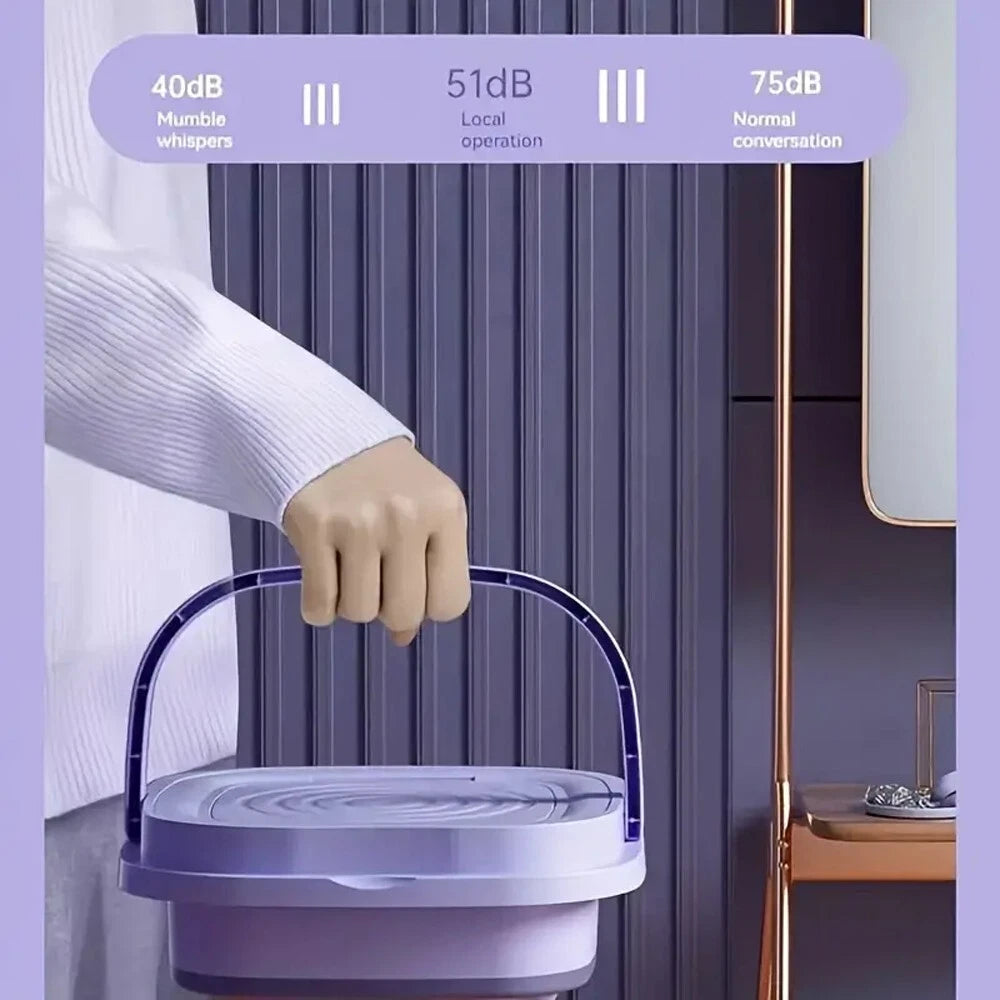 🧺 Portable Folding Mini Washing Machine – Compact, Quiet & Powerful Cleaning - 50% OFF - TODAY ONLY