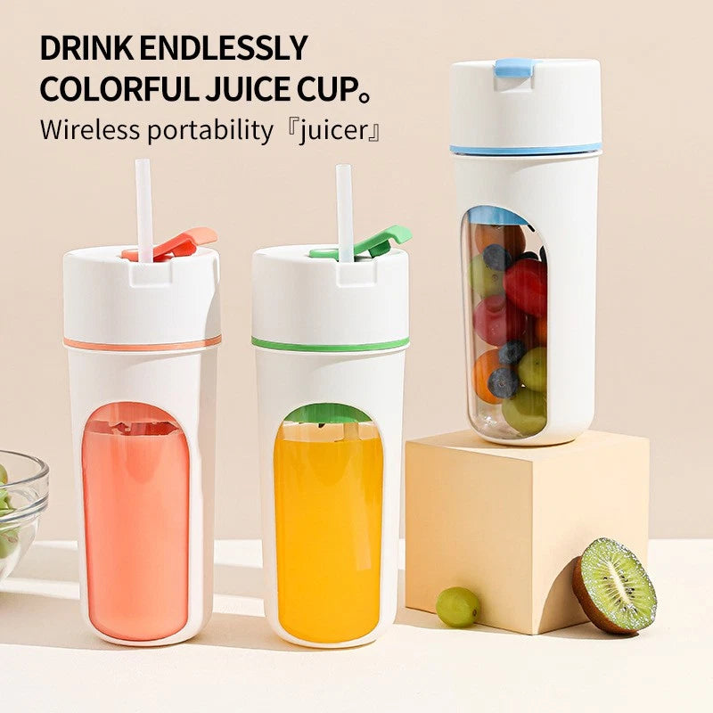 Portable Mini Blender Bottle – USB Rechargeable Smoothie Maker - 50% OFF - TODAY ONLY