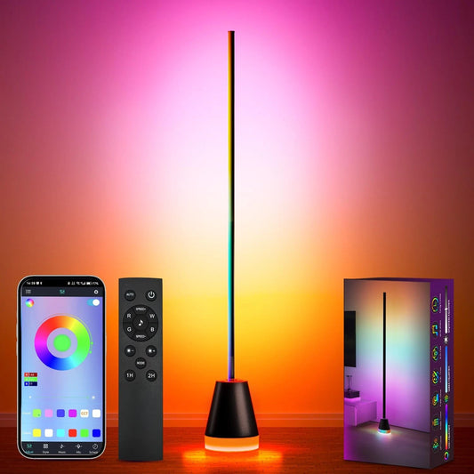 🌈 LoomSmart™ RGB+IC Corner Floor Lamp – Light Up Your Life Smarter - 50% OFF - TODAY ONLY