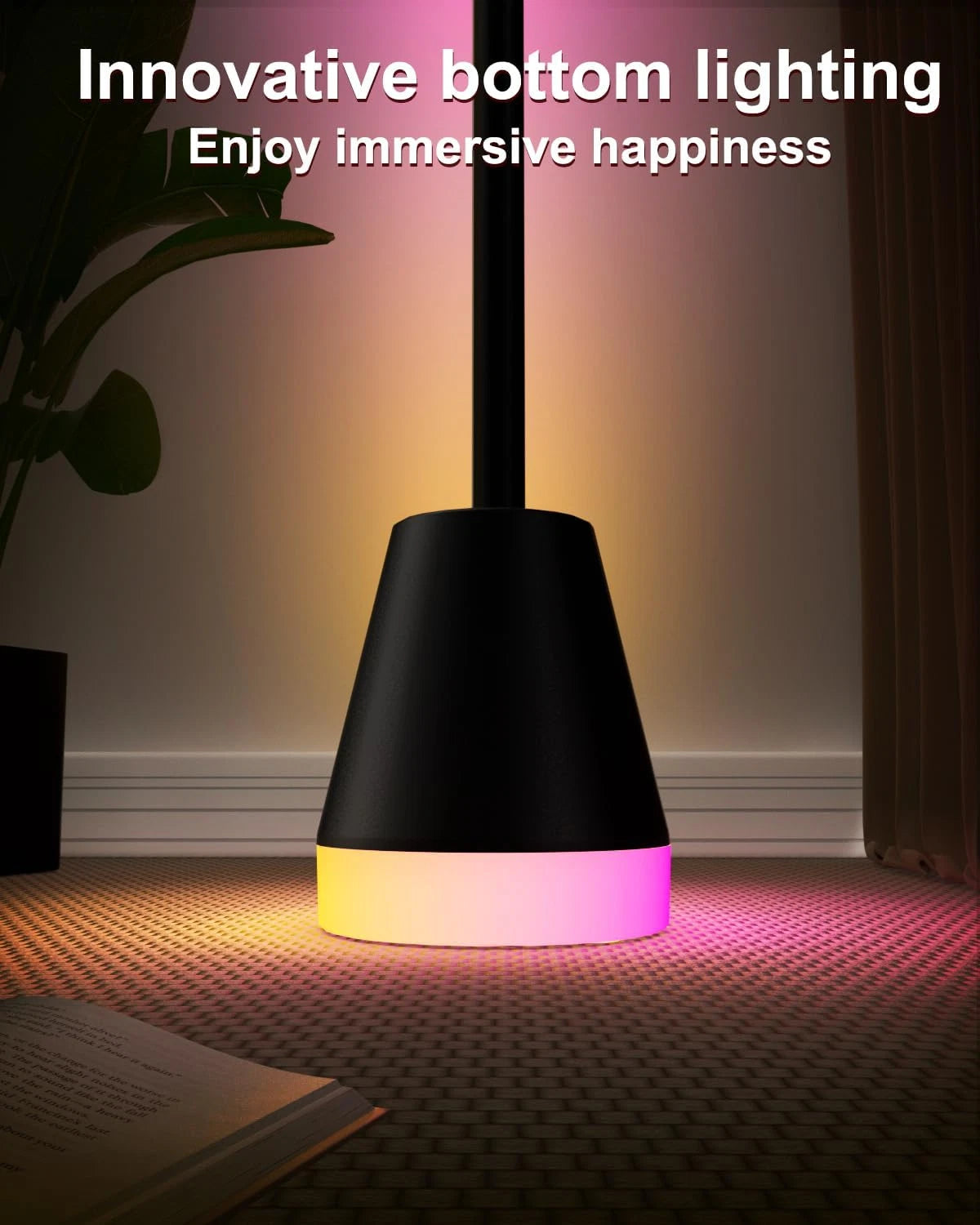 🌈 LoomSmart™ RGB+IC Corner Floor Lamp – Light Up Your Life Smarter - 50% OFF - TODAY ONLY
