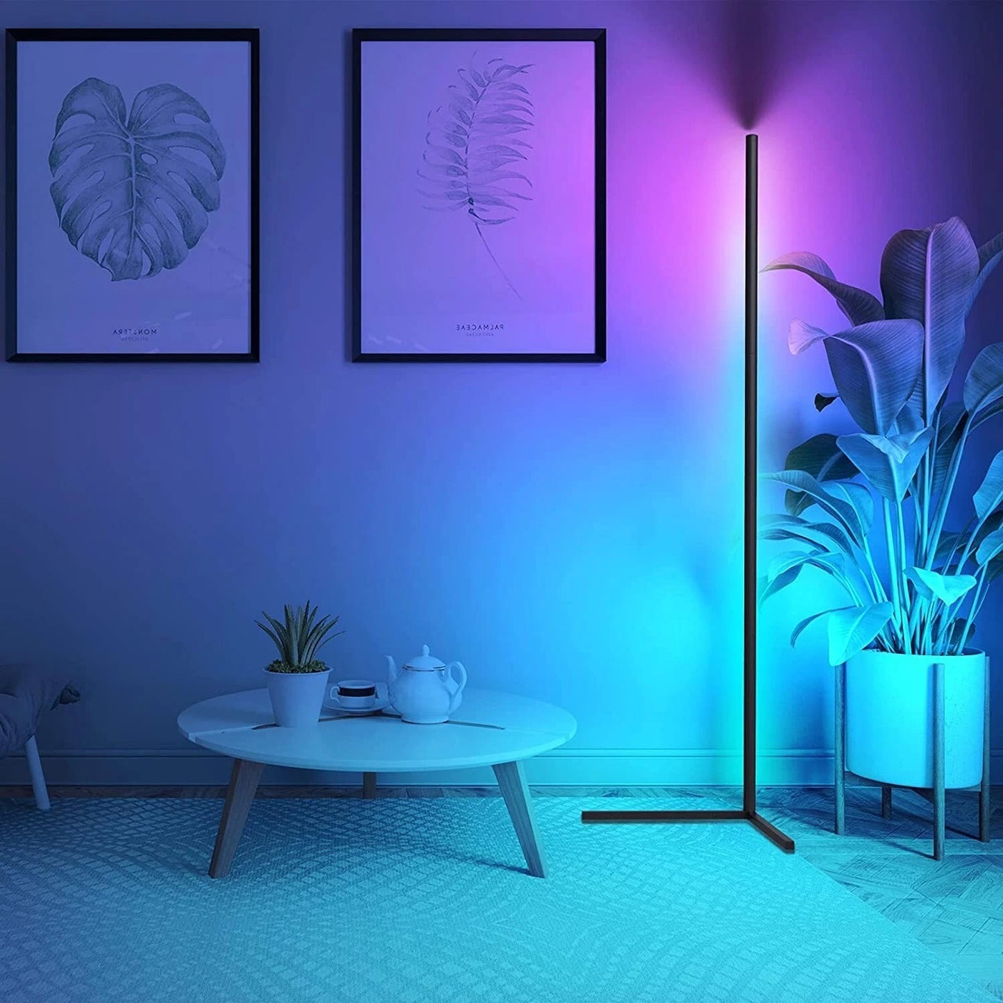 🌈 LoomSmart™ RGB+IC Corner Floor Lamp – Light Up Your Life Smarter - 50% OFF - TODAY ONLY