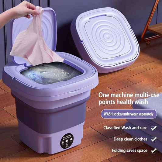 🧺 Portable Folding Mini Washing Machine – Compact, Quiet & Powerful Cleaning - 50% OFF - TODAY ONLY